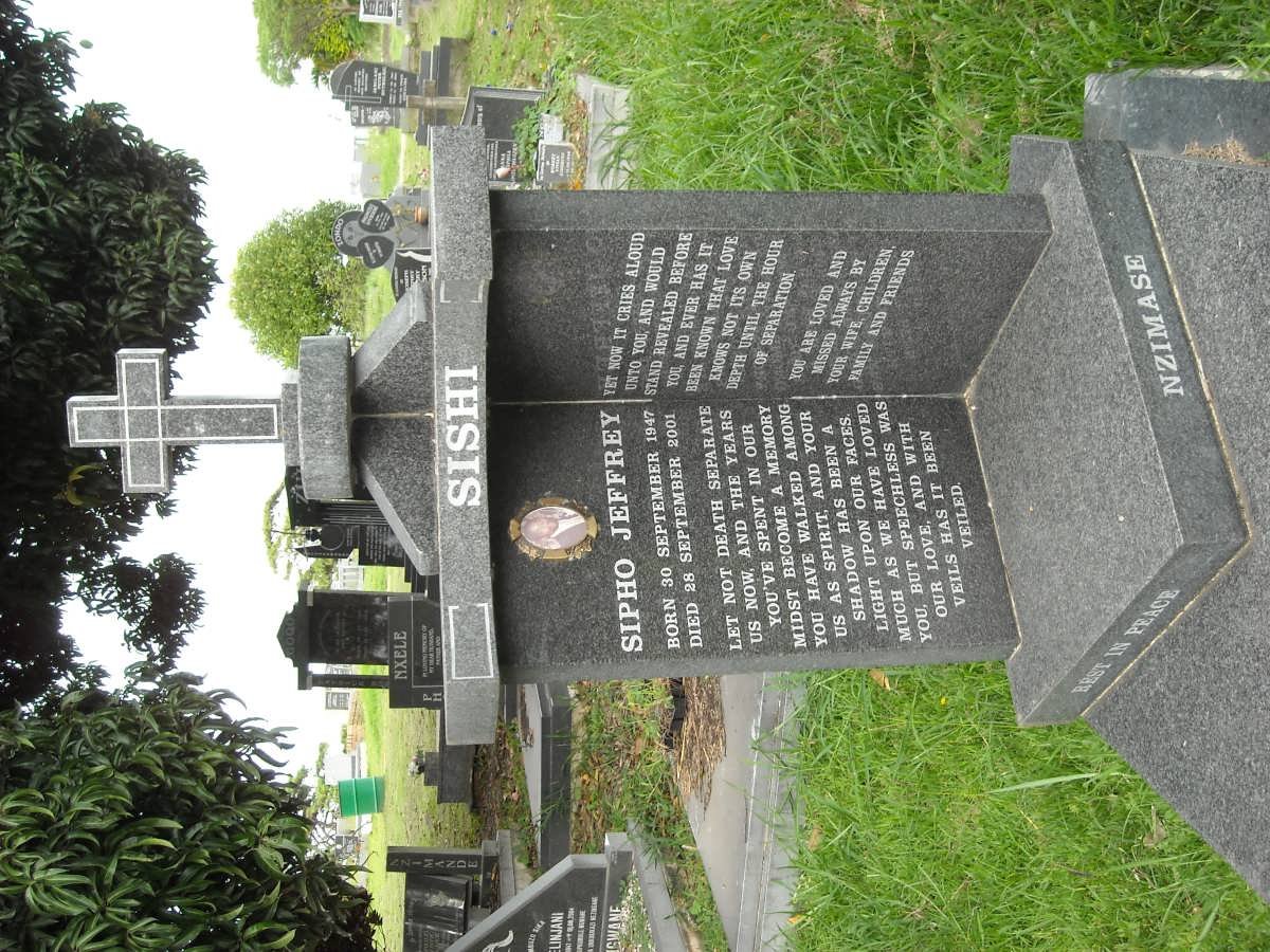SISHE Sipho Jeffrey 1947-2001