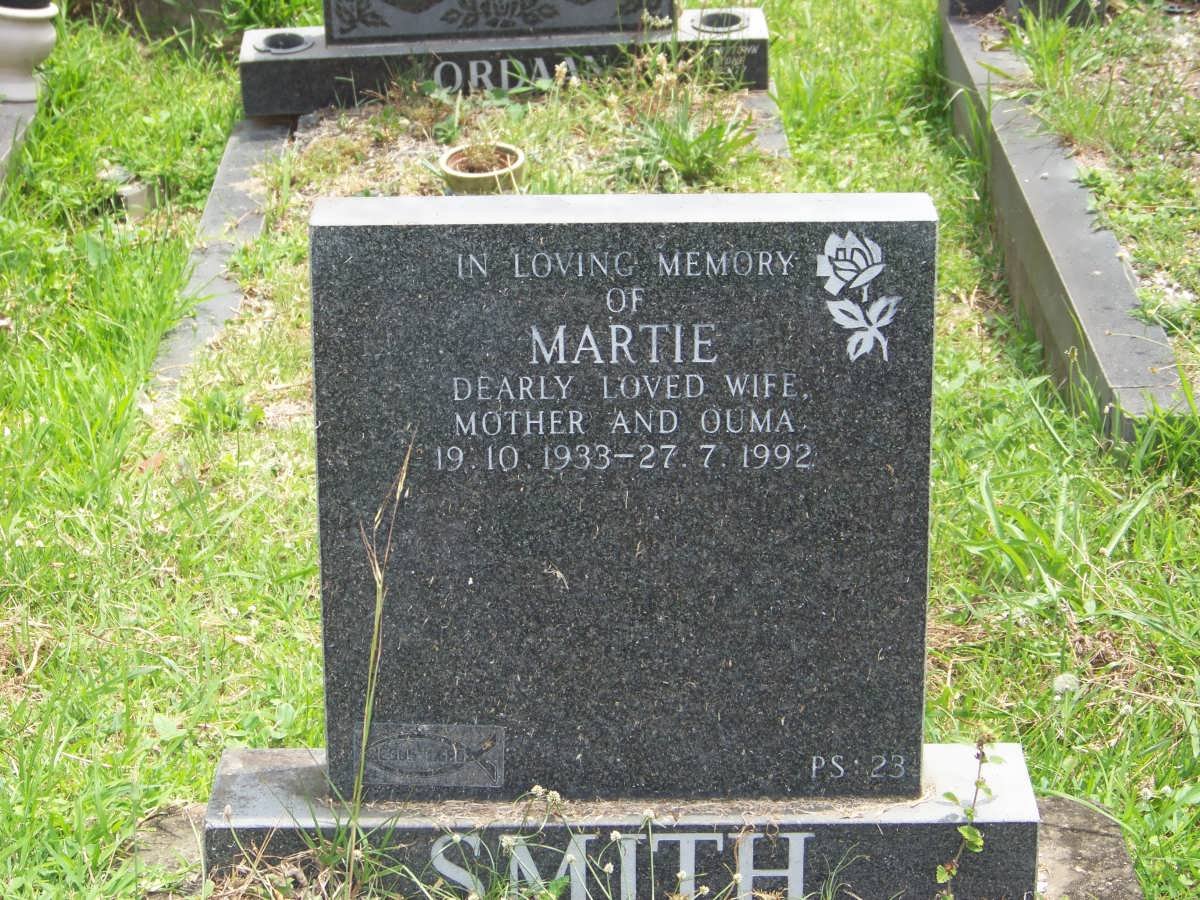 SMITH Martie 1922-1992