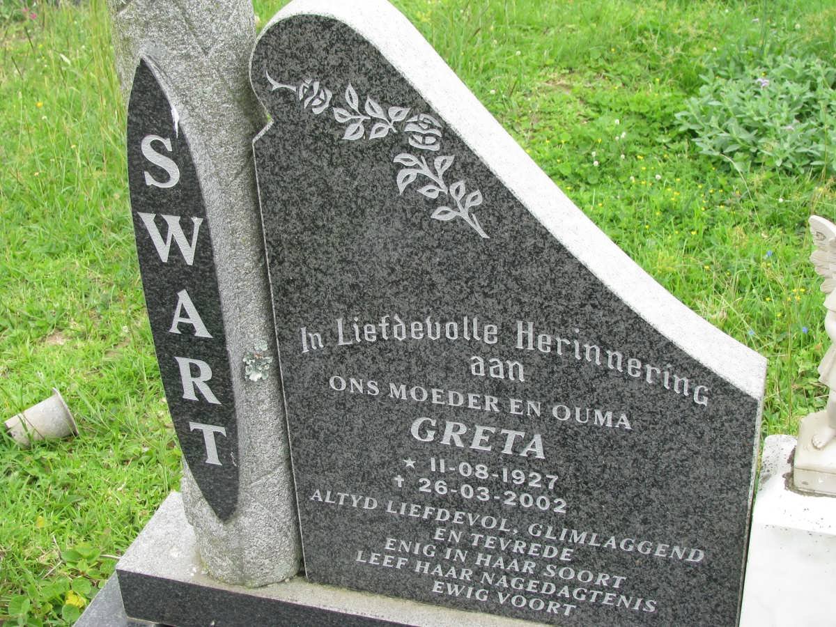 SWART Greta 1927-2002