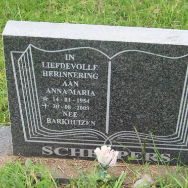 SCHEEPERS Anna Maria 1954-2003