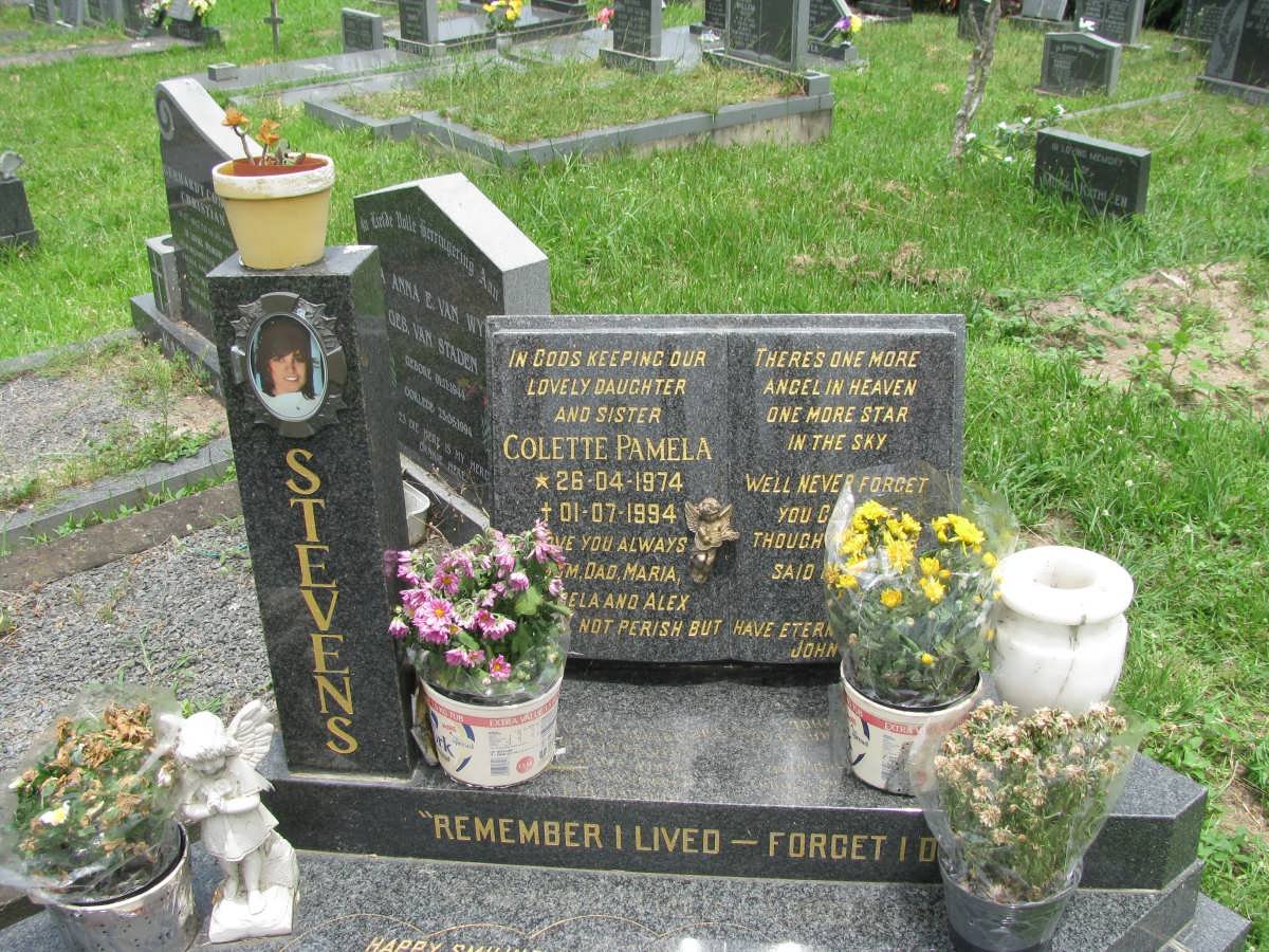 STEVENS Collette Pamela 1974-1994