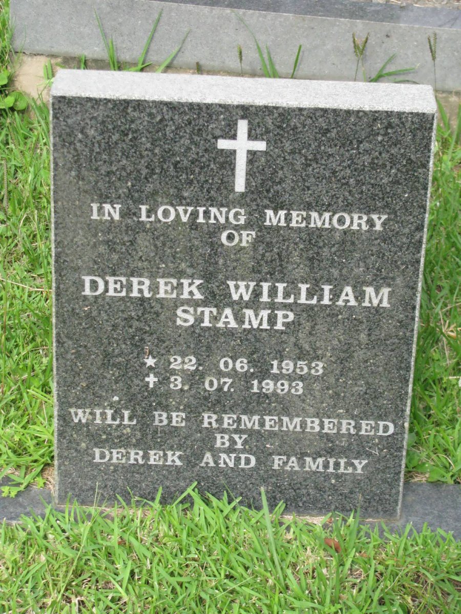 STAMP Derek William 1953-1993