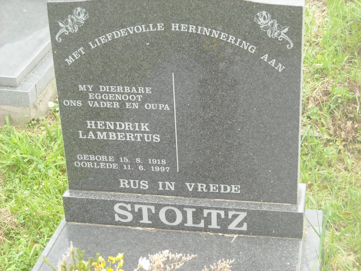 STOLTZ Hendrik Lambertus 1918-1997