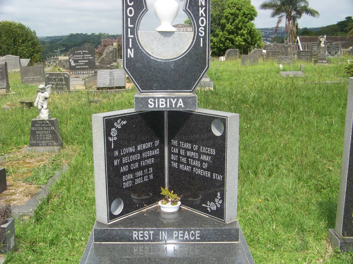 SIBIYA Collin Nkosi 1960-2003