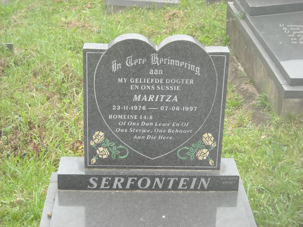 SERFONTEIN Maritza 1976-1997