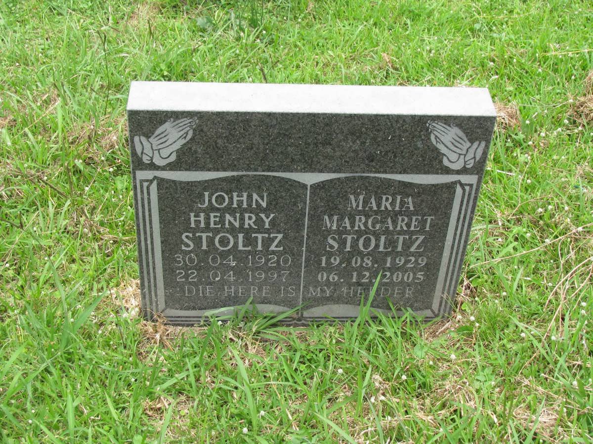STOLTZ John Henry 1920-1997 &amp; Maria Margaret 1929-2005