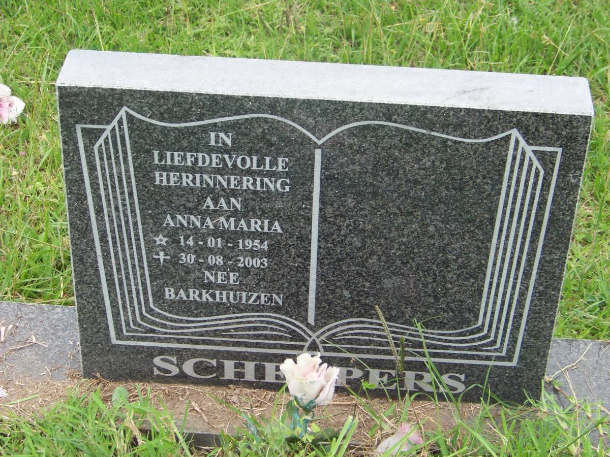 SCHEEPERS Anna Maria 1954-2003