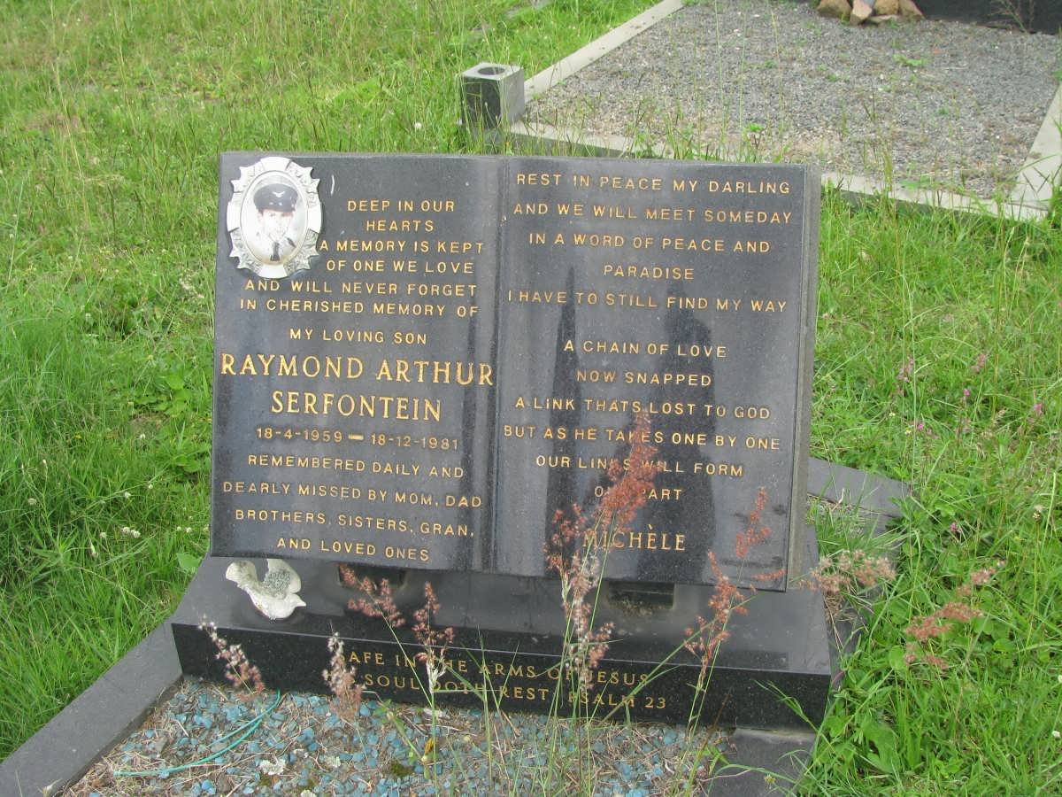 SERFONTEIN Raymond Arthur 1959-1981