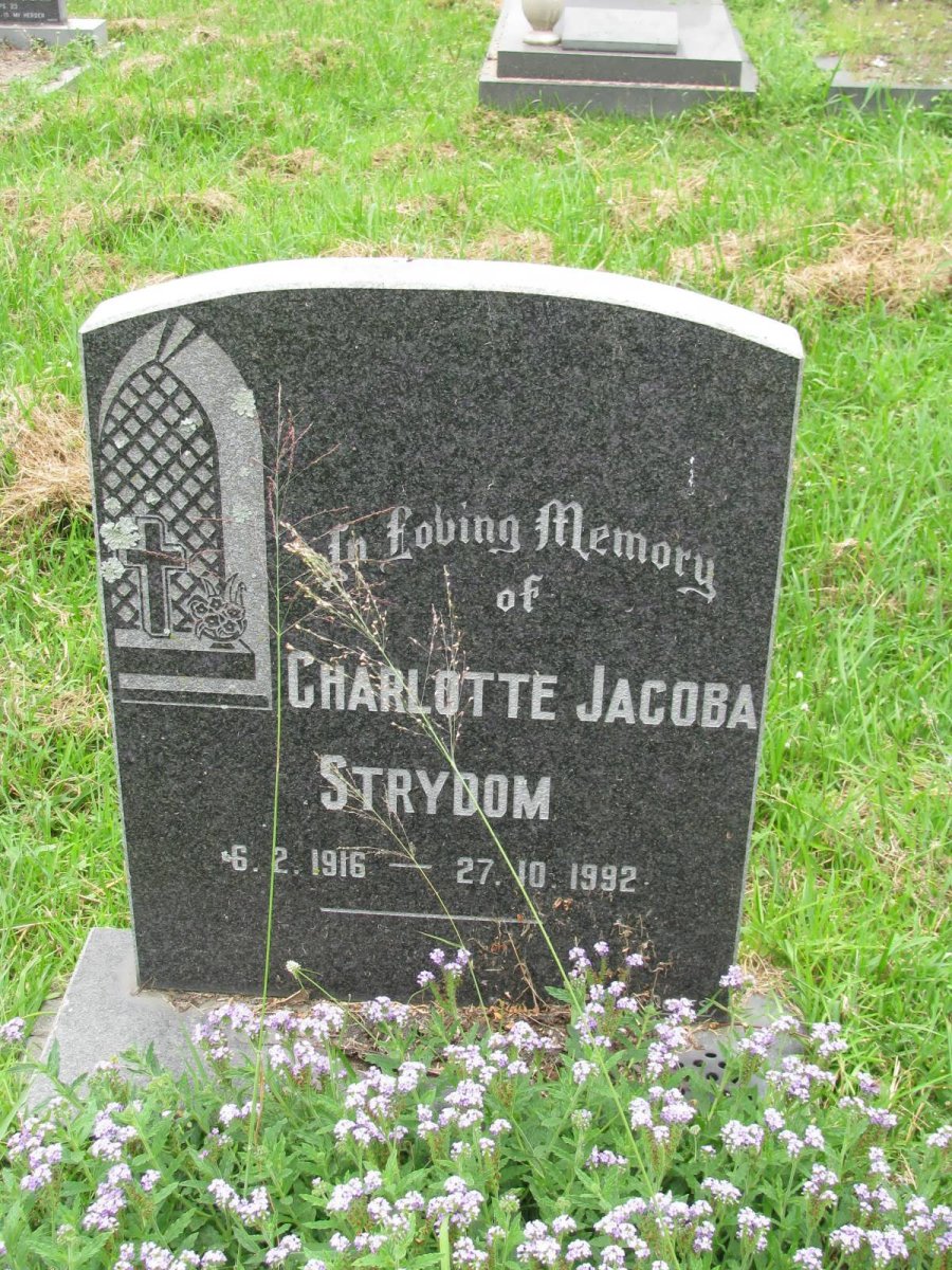 STRYDOM Charlotte Jacoba 1916-1992