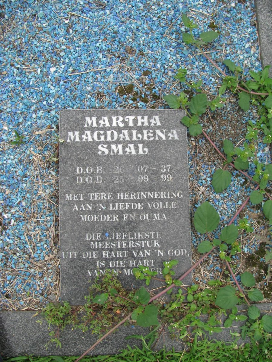 SMAL Martha Magdalena 1937-1999
