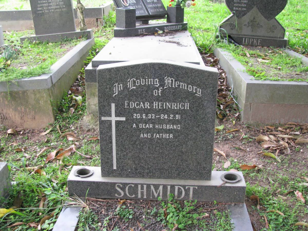 SCHMIDT Edgar Heinrich 1933-1991