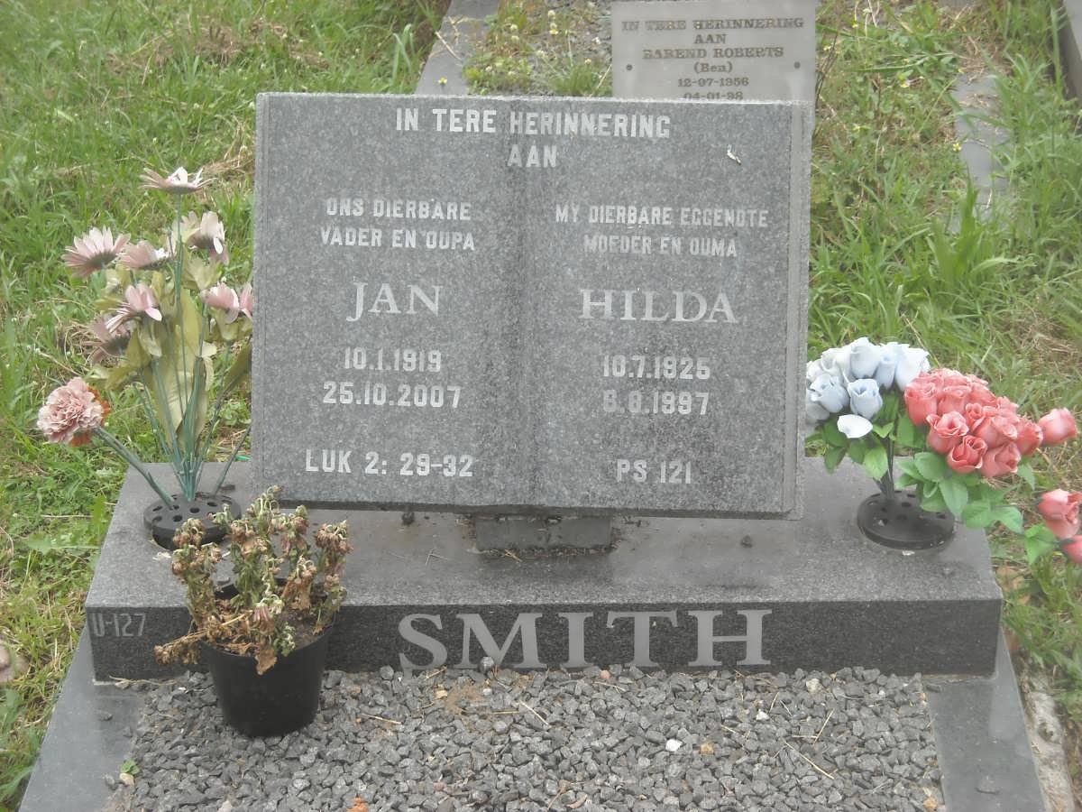 SMITH Jan 1919-2007 &amp; Hilda 1926-1997