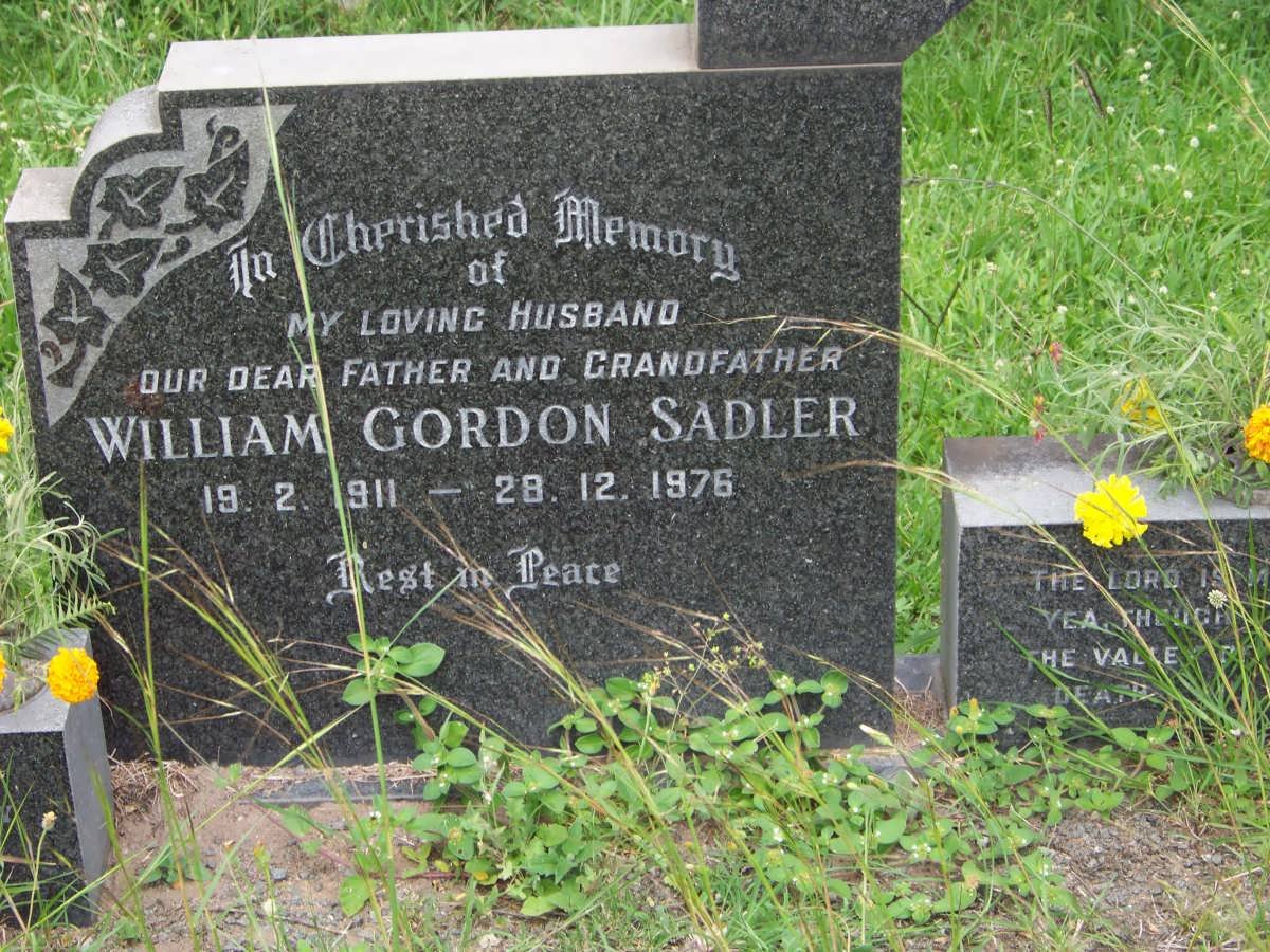 SADLER William Gordon 1911-1976