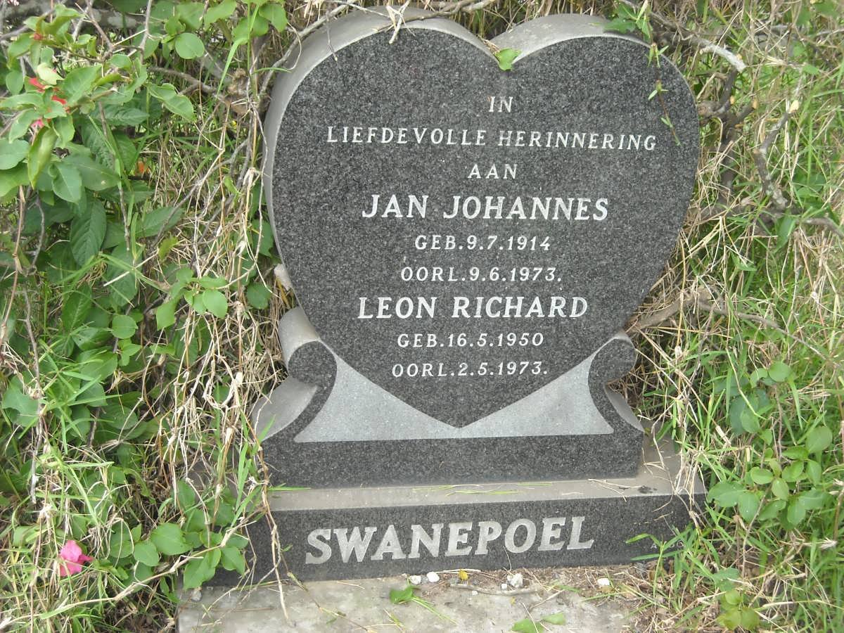 SWANEPOEL Jan Johannes 1914-1973 :: SWANEPOEL Leon Richard 1950-1973