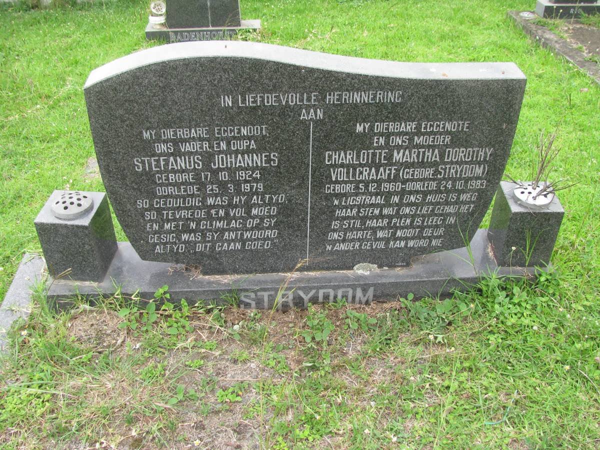 STRYDOM Stefanus Johannes 1924-1979