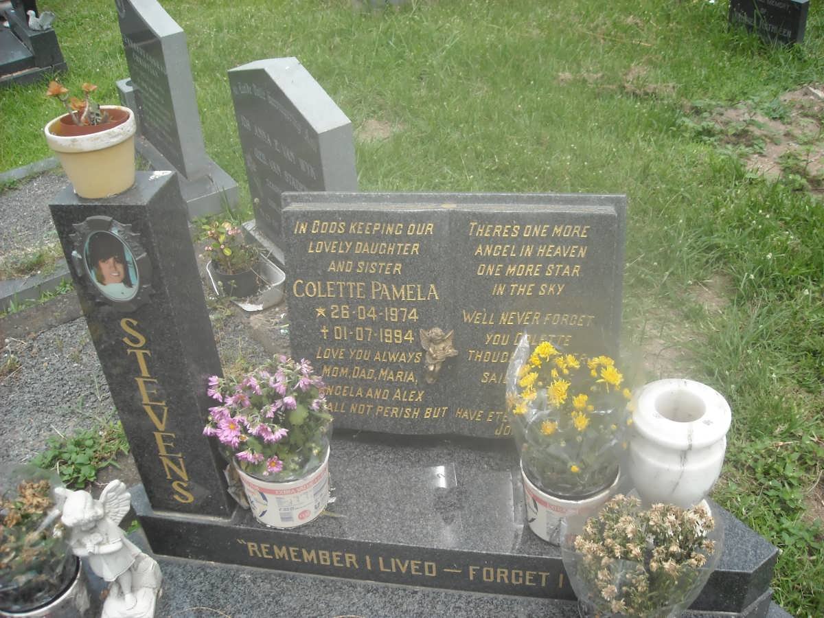 STEVENS Colette Pamela 1974-1994