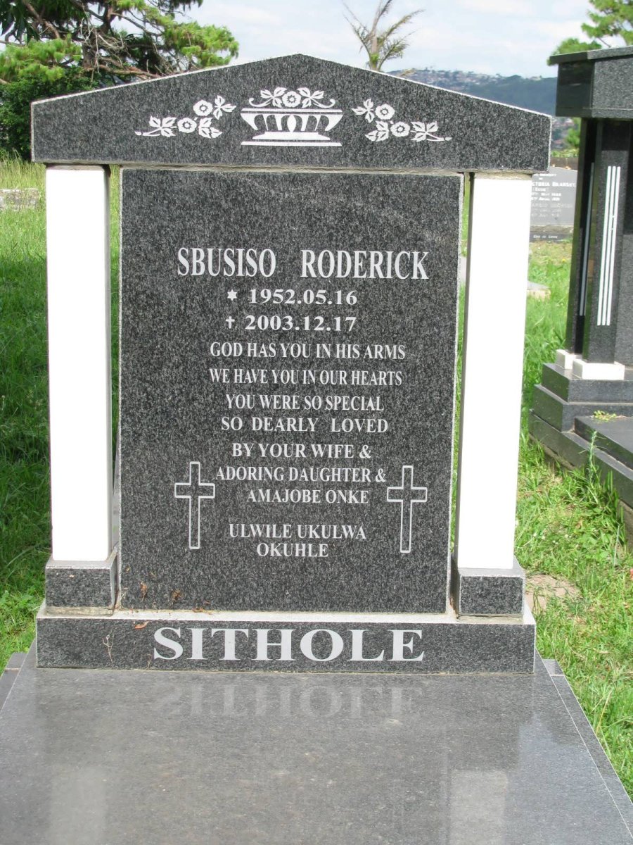 SITHOLE Sbusiso Roderick 1952-2003
