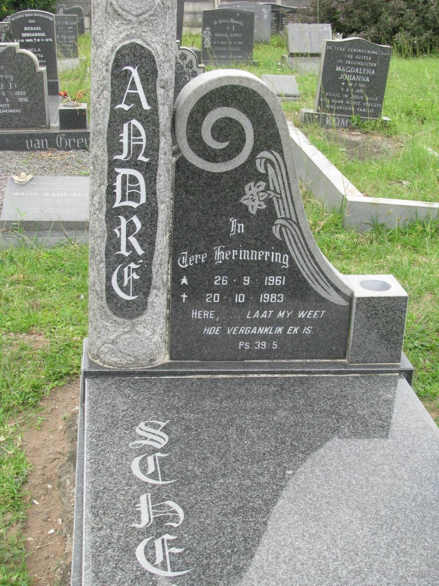 SCHEEPERS Andre 1961-1983