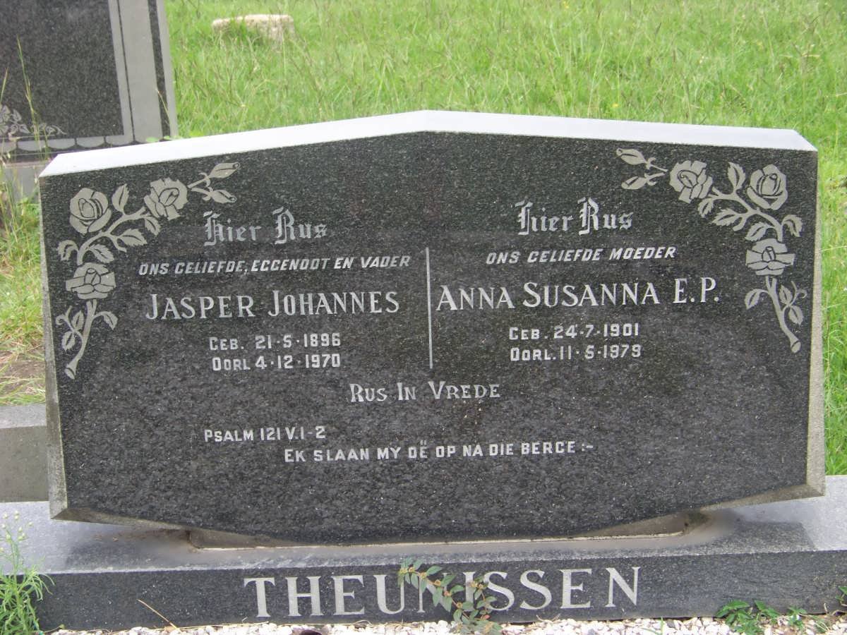 THEUNISSEN Jasper Johannes 1896-1970 &amp; Anna Susanna E.P. 1901-1979