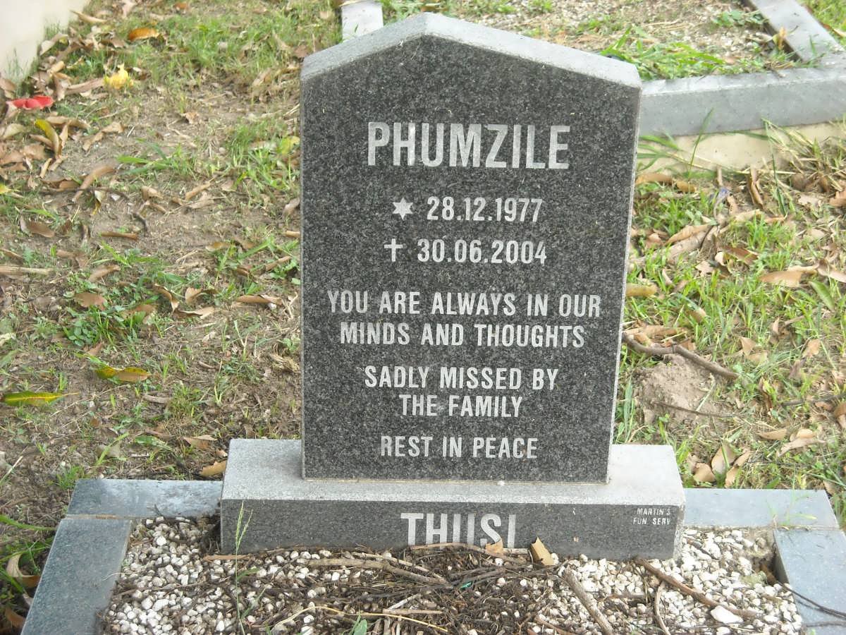 THUSI Phumzili 1977-2004