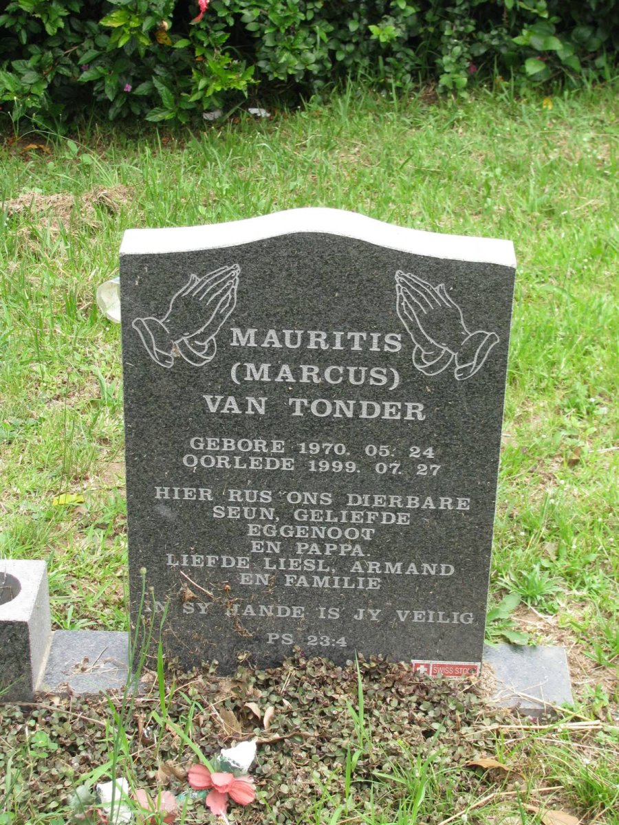 TONDER Mauritis, van 1970-1999