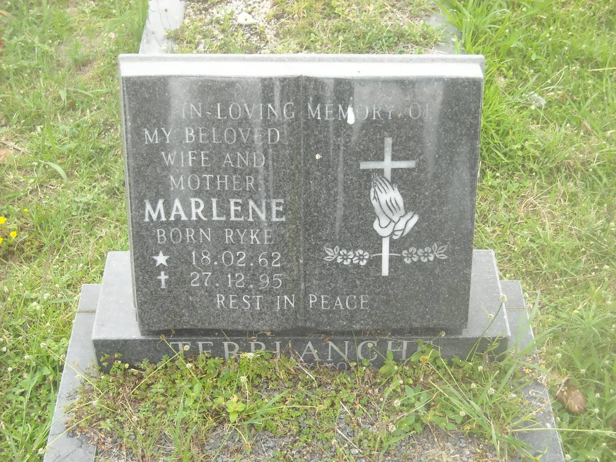 TERBLANCHE Marlene nee RYKE 1962-1995