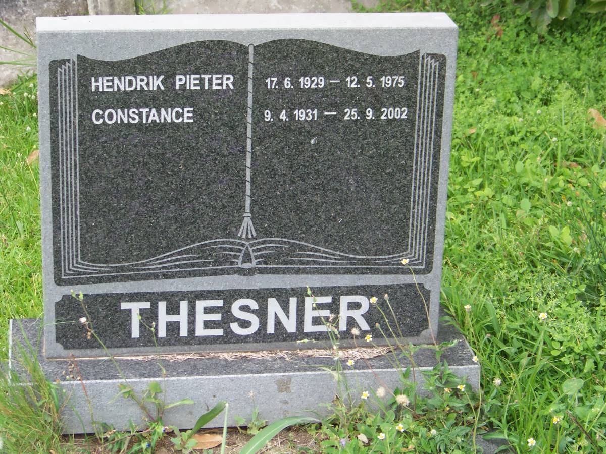 THESNER Hendrik Pieter 1929-1975 &amp; Constance 1931-2002