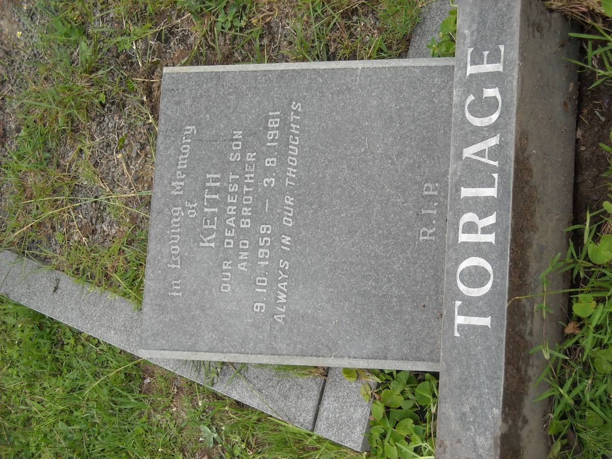 TORLAGE Keith 1959-1981