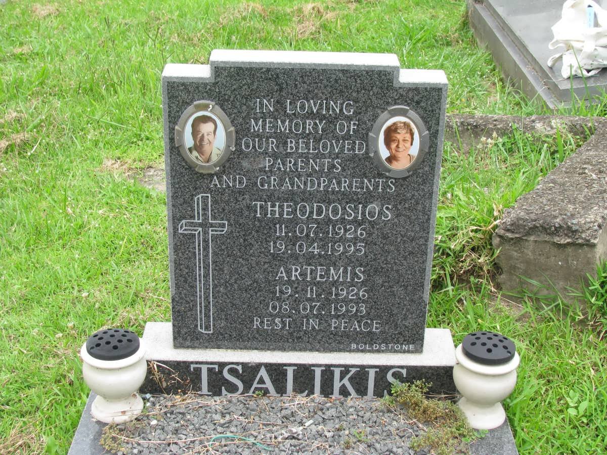 TSALIKIS Theodosis 1926-1995 &amp; Artemis 1926-1993