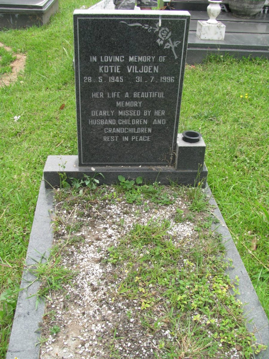 VILJOEN Kotie 1945-1996