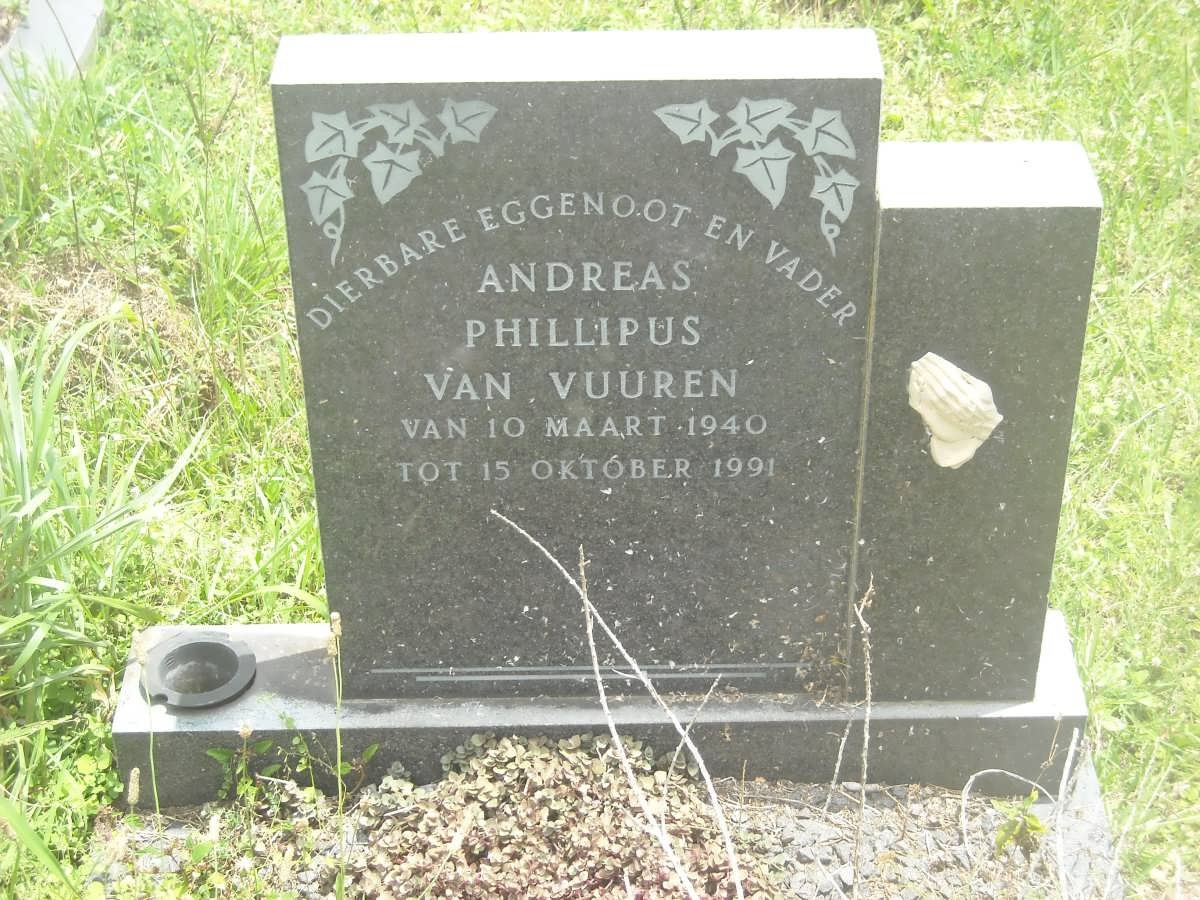 VUUREN Andreas Phillipus, van 1940-1991