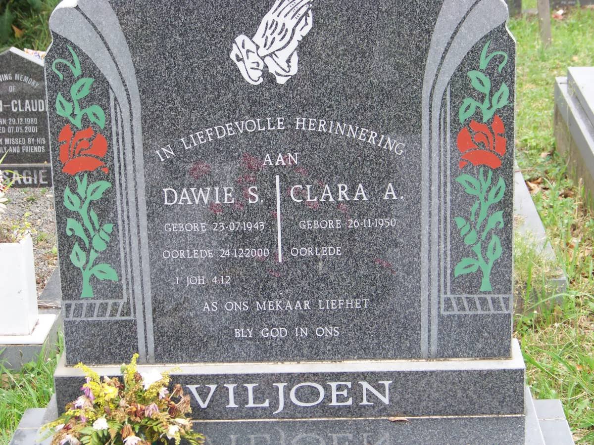 VILJOEN Dawie S. 1943-2000 &amp; Clara A. 1950-