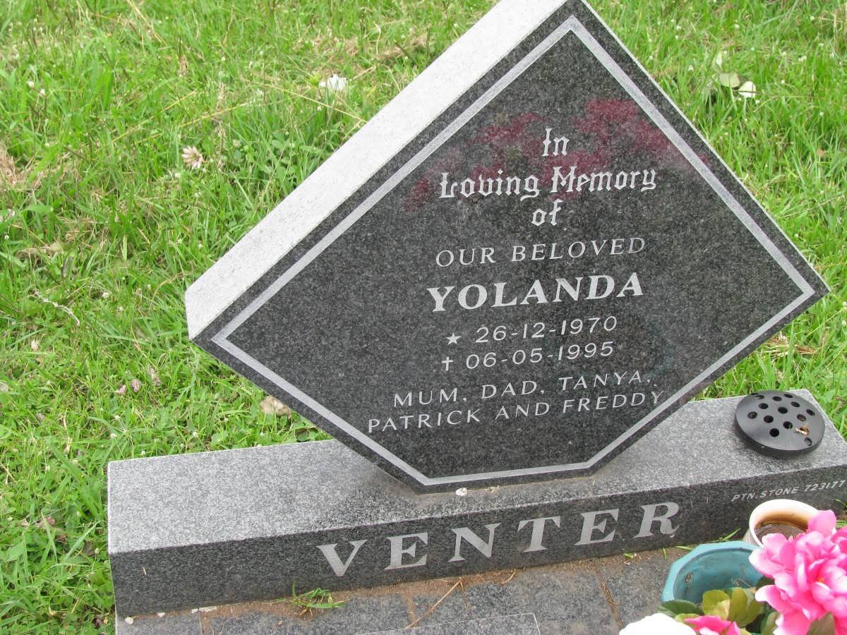 VENTER Yolanda 1970-1995