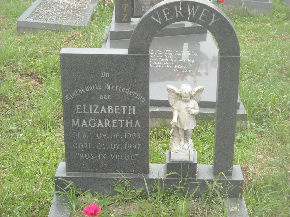 VERWEY Elizabeth Magaretha 1953-1997