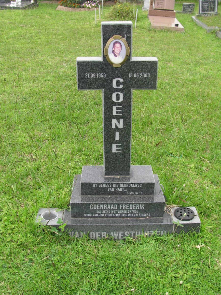 WESTHUIZEN Coenraad Frederik, van der 1959-2003