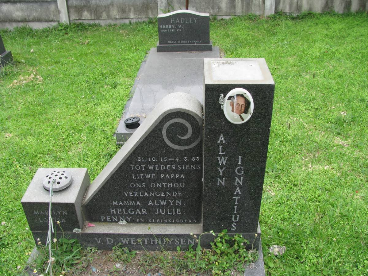 WESTHUYSEN Alwyn Ignatius 1915-1983