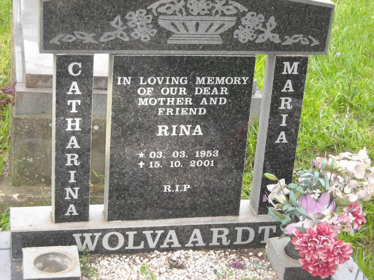WOLVAARDT Catharina Maria 1953-2001