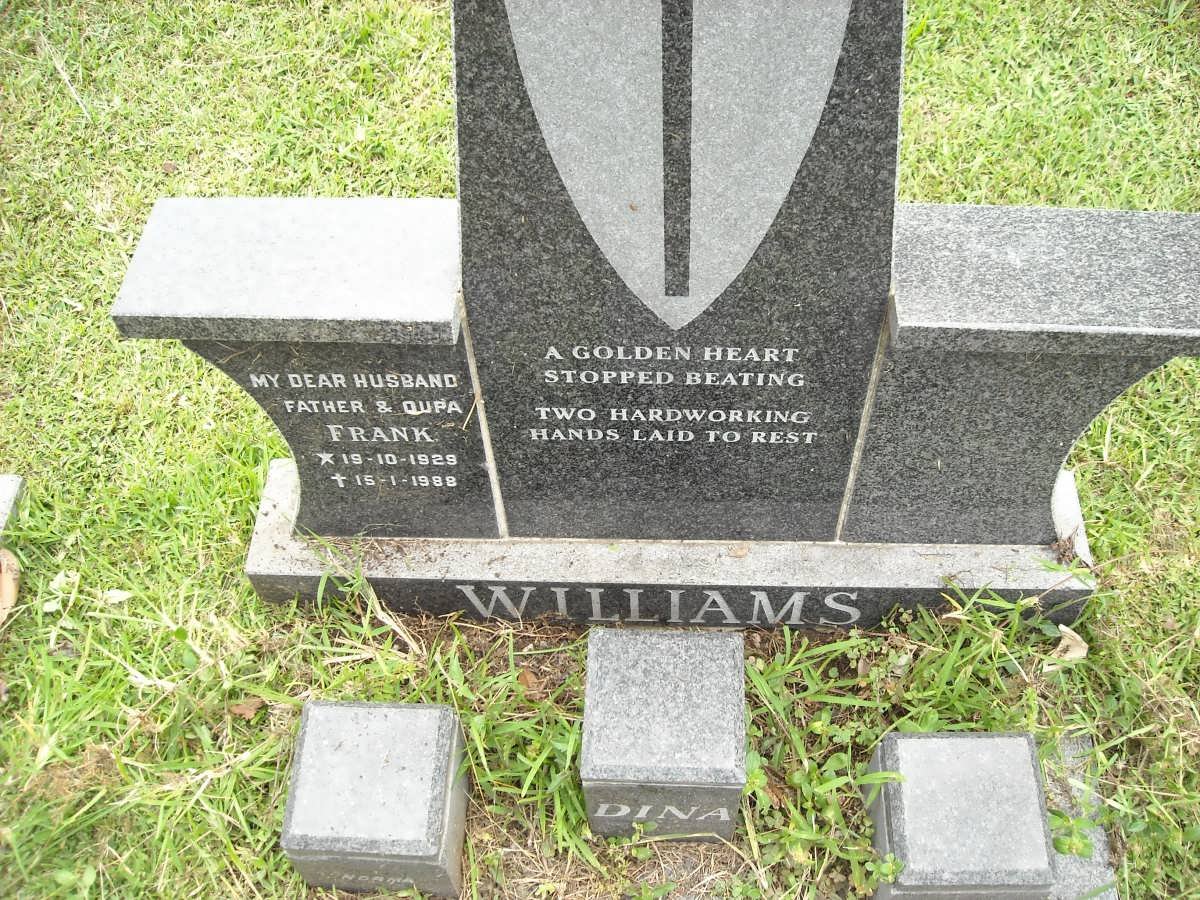 WILLIAMS Frank 1929-1988
