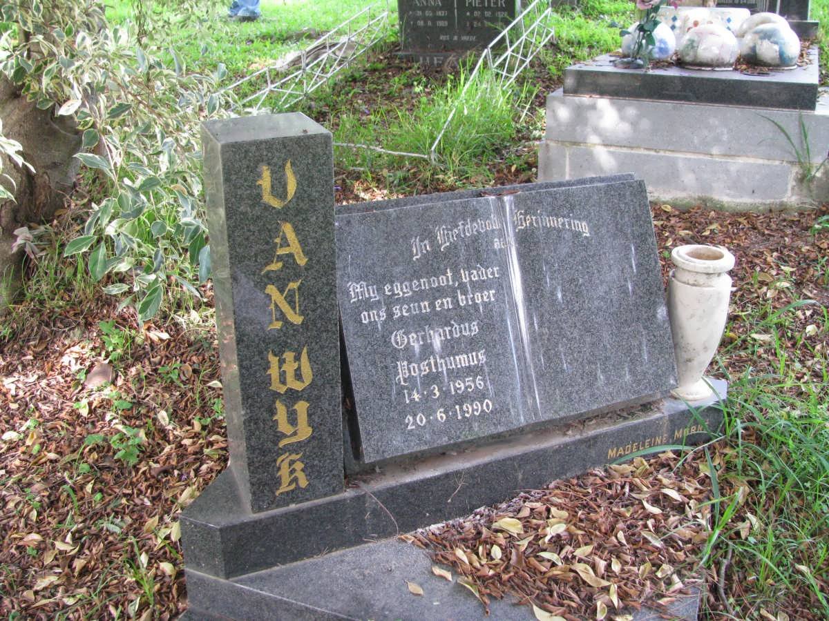 WYK Gerhardus Posthumus, van 1956-1990