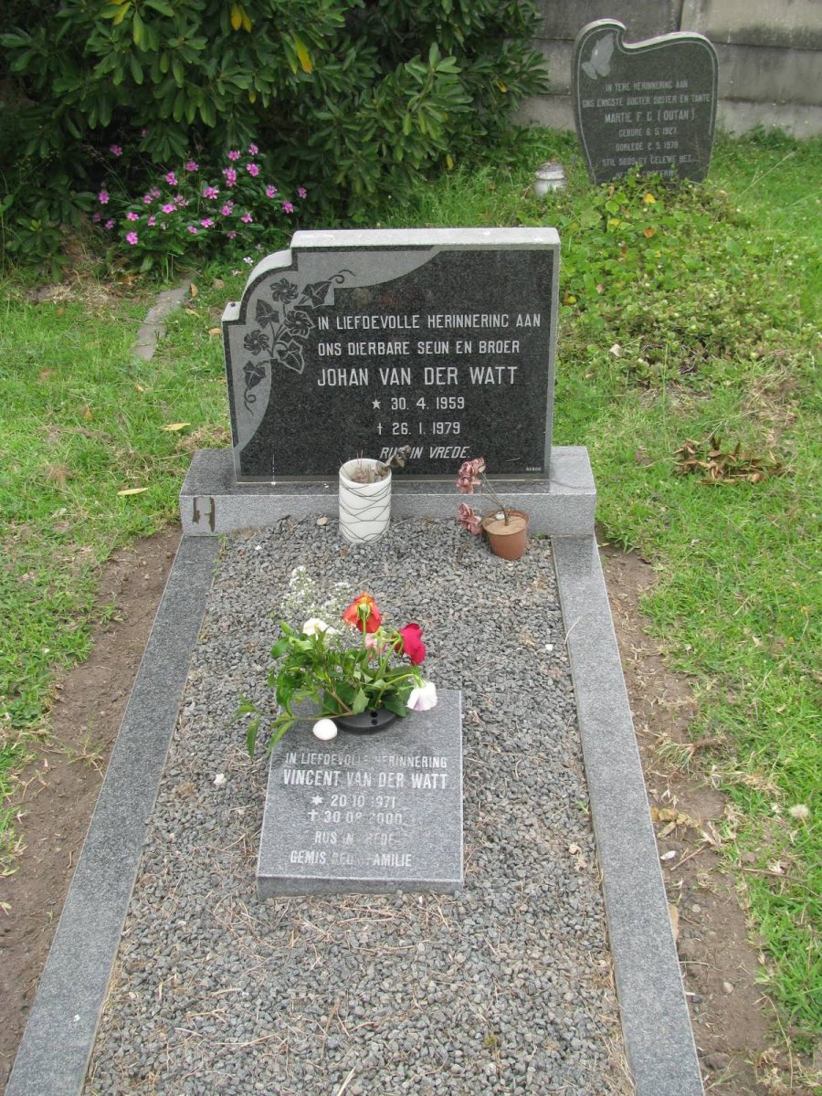 WATT Johan, van der 1959-1979 :: VAN DER WATT Vincent 1971-2000