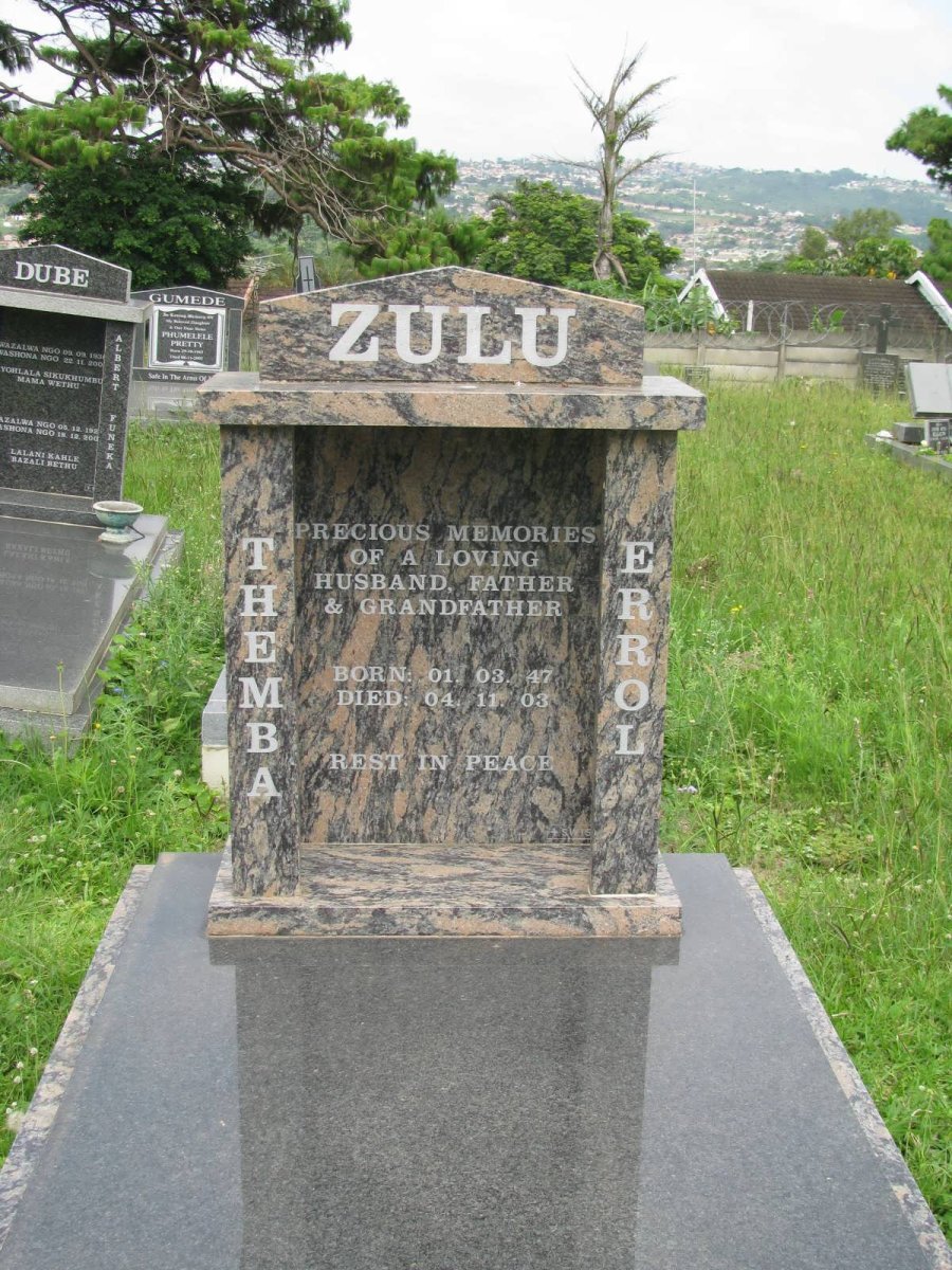 ZULU Themba Errol 1947-2003