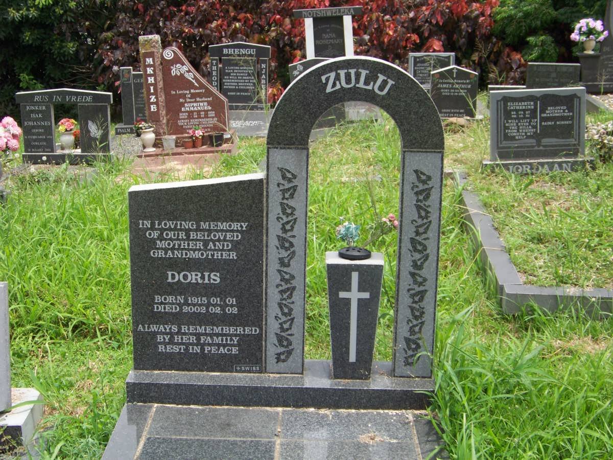 ZULU Doris 1915-2002