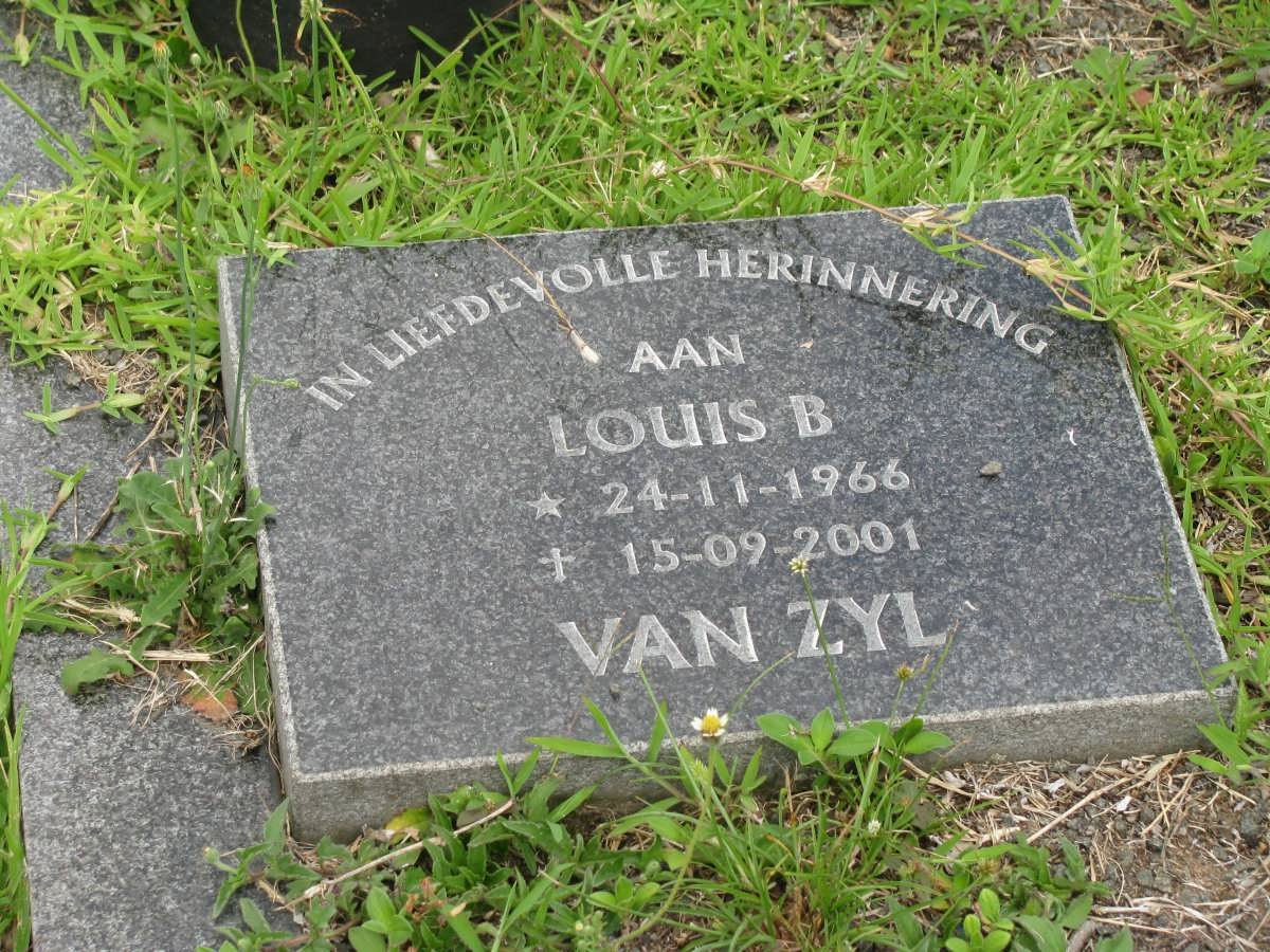 ZYL Louis B., van 1966-2001