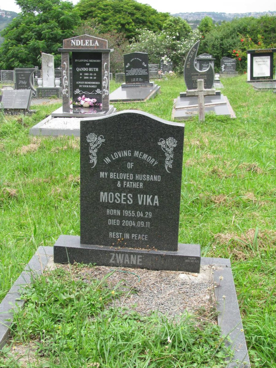ZWANE Moses Vika 1955-2004