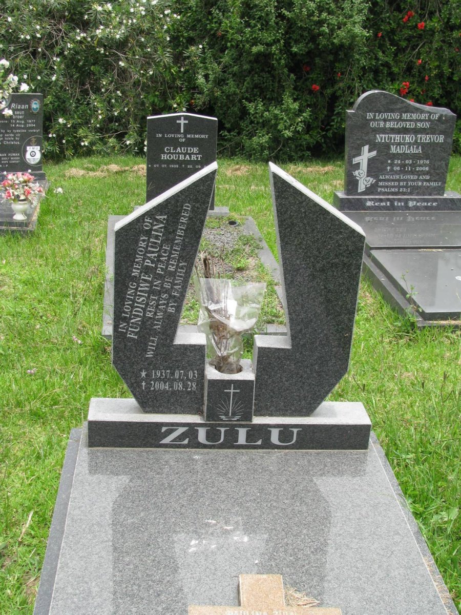 ZULU Fundisiwe Paulina 1937-2004