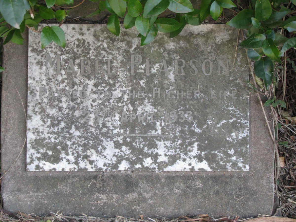 PEARSON Mabel -1933