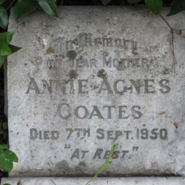 COATES Annie Agnes -1950