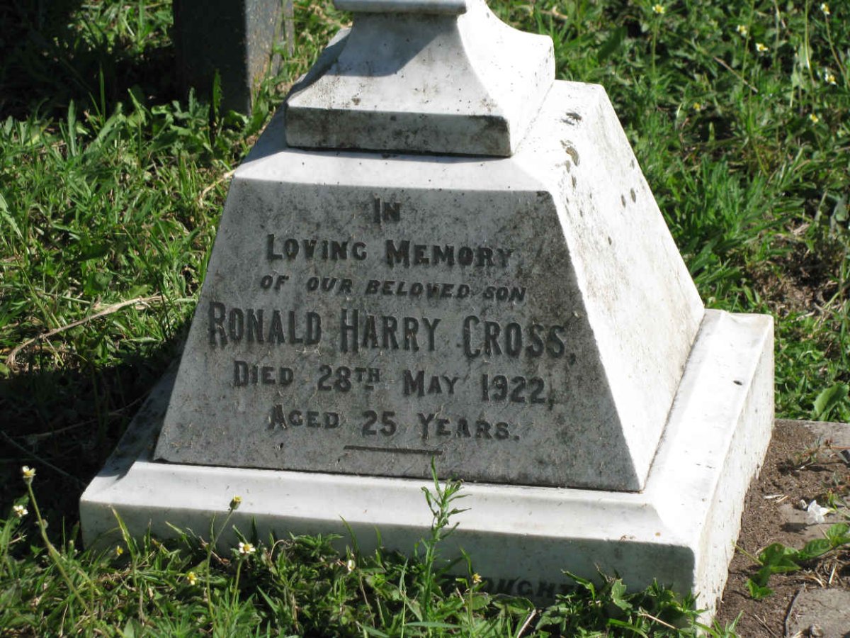 CROSS Ronald Harry -1922