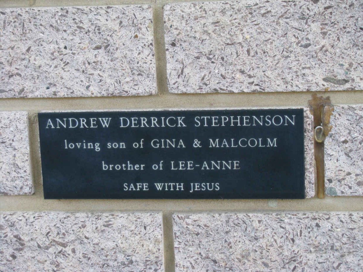 STEPHENSON Andrew Derrick 