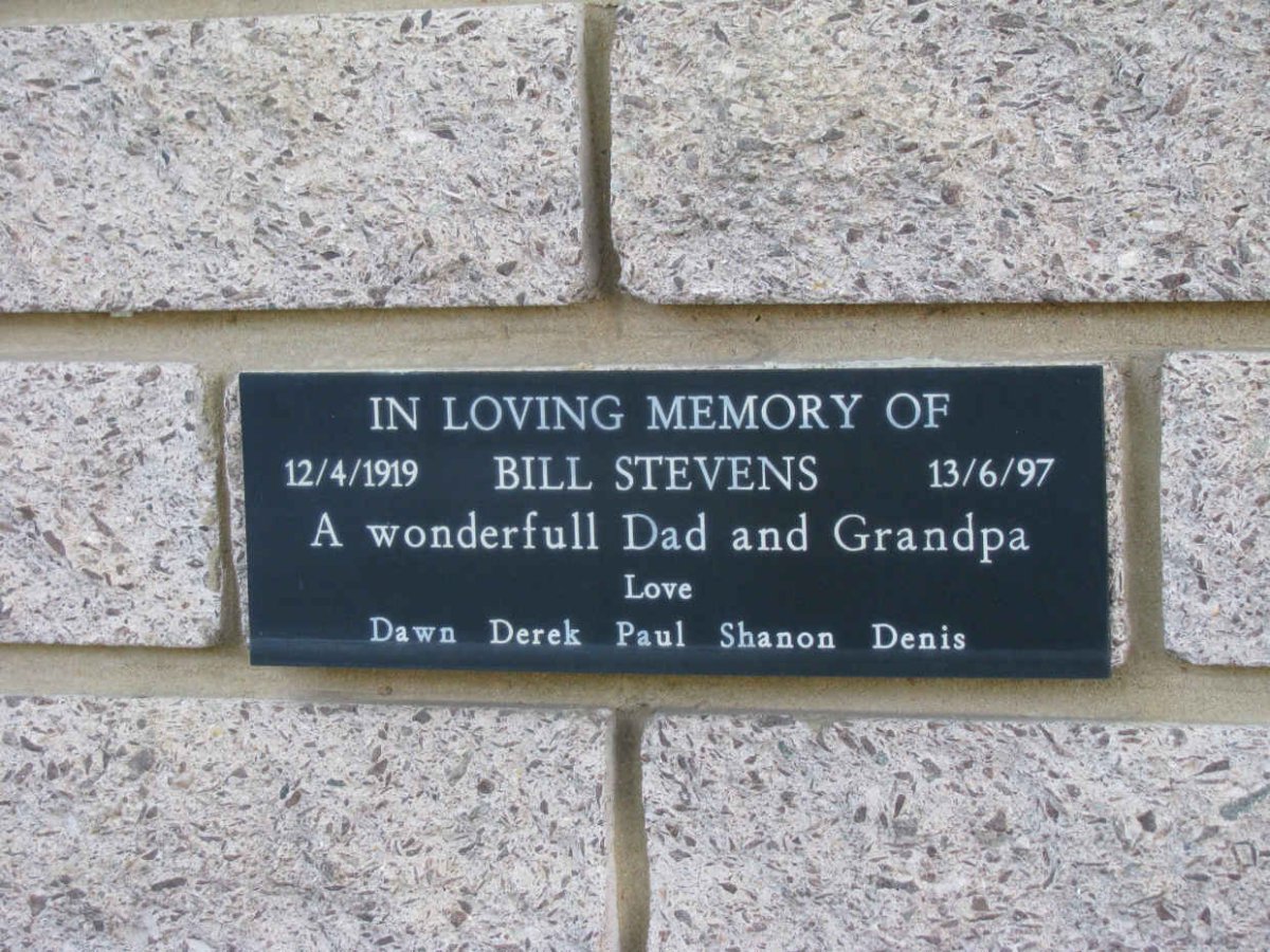 STEVENS Bill 1919-1997